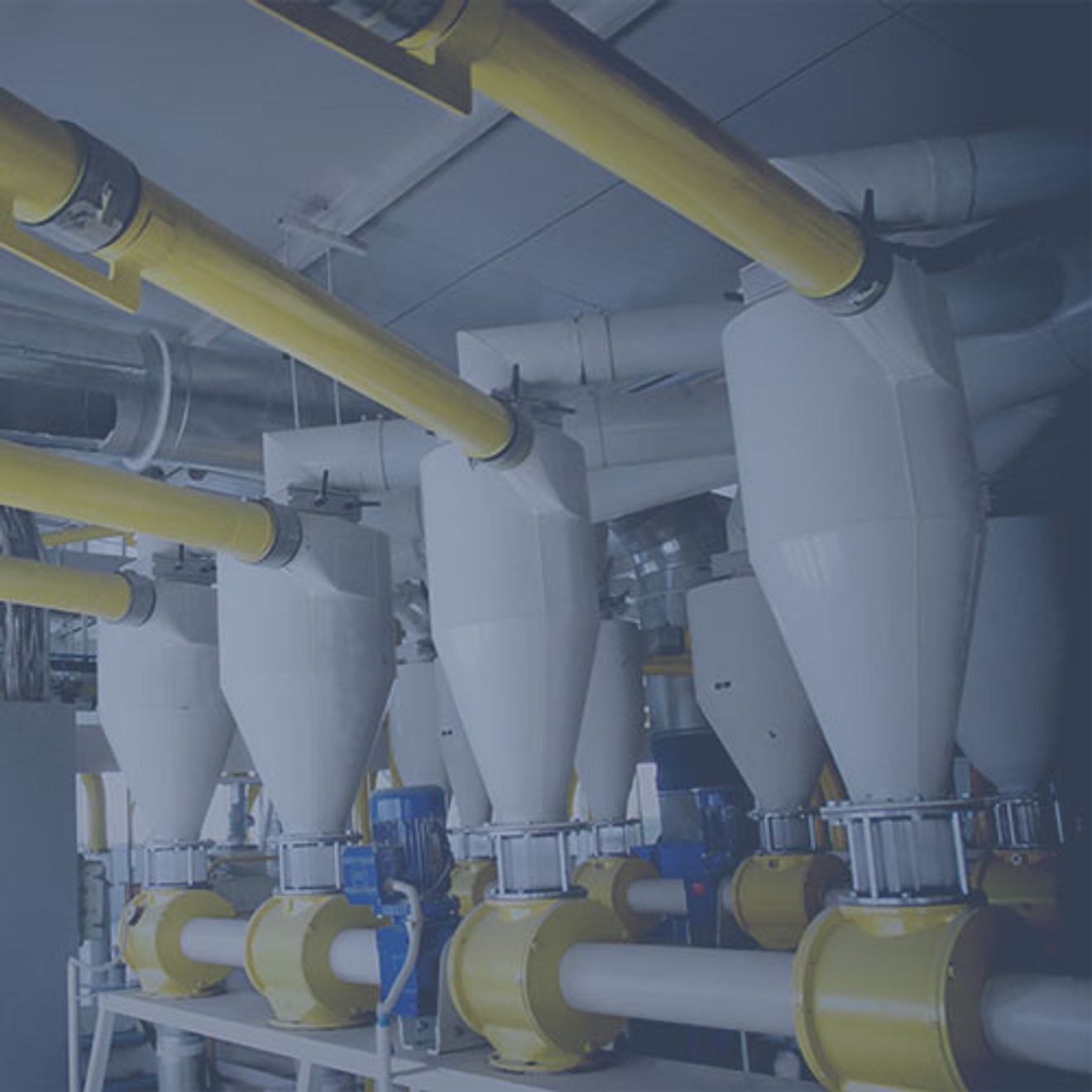 Automatisierte Produktionsanlage in der Lebensmittelindustrie